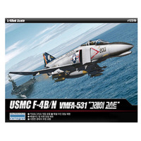 Academy UsmC F-4B/N VMFA-531 Gray Ghosts Phantom Plastic Model Kit 1/48