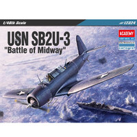 Academy SB2U-3 Battle Of Midway Plastic Model Kit 1/48