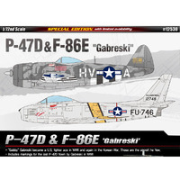 Academy 12530 P-47D & F-86E Gabreski   1/72