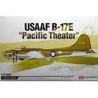 Academy UsaaF B-17E Pacific Theater Flying Fortress Plastic Model Kit 1/72