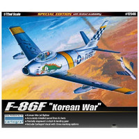 Academy F-86F Korean War Sabre Plastic Model Kit 1/72