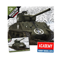 Academy 13500 M4A3 (76)W Battle Of Bulge Plastic Model Kit 1/35