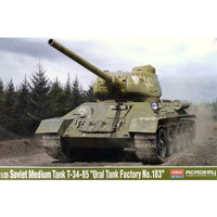 Academy Soviet Medium Tank T-34-85 Ural Tank Factory No. 183  1/35