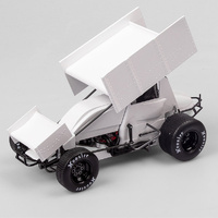 Authentic Collectables ACD18SC24PB Plain Body Sprintcar White  1/18