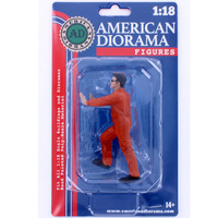 American Diorama 23790O Mechanic Ken Figure Orange Uniform  1/18