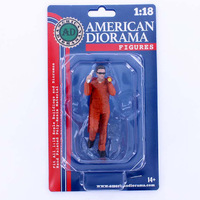 American Diorama 23791O Mechanic Paul Figure Orange Uniform  1/18