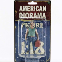 American Diorama 38180 Sam With Tool Box Mechanic Figure 1/18