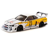 Tarmac Works LB-ER34 Super Silhouette Skyline White  1/43