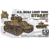 AFV Club M3A3 Stuart Light Tank Kit 1/35