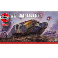 Airfix Wwi Male Tank 1/76