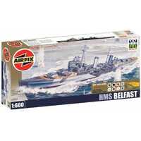 Airfix Hms Belfast 1/600 +Paint