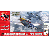 Airfix Messerschmitt Me262 & P-51D Mustang Dogfight Double 1/72