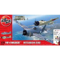 Airfix Grumman F-4F4 Wildcat & Mitsubishi Zero Dogfight Double 1/72