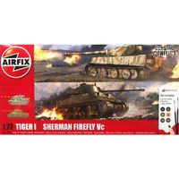 Airfix Classic Conflict Tiger 1 Vs Sherman Firefly 1/72