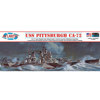 Atlantis USS Pittsburgh CA-72 Heavy Cruiser Ship Kit 1/480