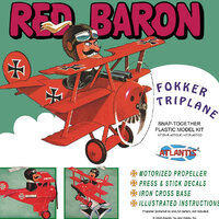 Atlantis Red Baron Fokker Triplane Snap Kit