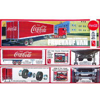 AMT Fruehauf Beaded Van Enclosed Trailei ( Coca Cola) 1/25