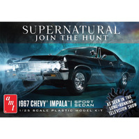 AMT Supernatural Night Hunter 1967 Chevy Impala 4 Dr Kit 1/25