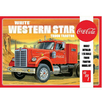 AMT White Western Star Semi Tractor Coca Cola   1/25