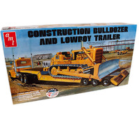 AMT Lowboy Trailer And Bulldozer Combo   1/25