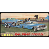 AMT 1964 Ford Galaxie Falcon Funny Car Trailer Combo 1/25