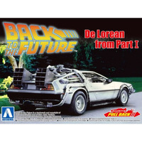 Aoshima 005475 Back To The Future Pullback Delorean From Part I  1/43