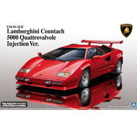 Aoshima Lamborghini Contach 5000 Quattrovalvole Injection  1/24