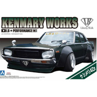 Aoshima Nissan LB Works Kenmary 4dr 1/24