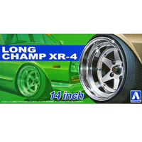 Aoshima Long Champ Xr-4 Tyre And Rim Set 14in  1/24