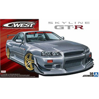 Aoshima C- West BNR34 Skyline GT-R 02   1/24