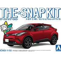 Aoshima Toyota C-HR Sensual Red Mica 1/32