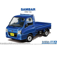 Aoshima 05828 Subaru TT2 Sambar Truck WR Blue Limited '11  1/24