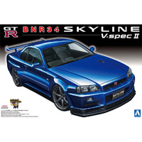 Aoshima Nissan Skyline BNR34 GT-R V Spec II  1/24