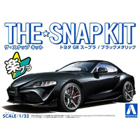 Aoshima Toyota GR Supra Snap Kit Black Metallic  1/32