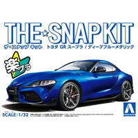 Aoshima Toyota GR Supra Snap Kit Deep Blue Metallic  1/32