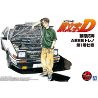 Aoshima Toyota AE86 Trueno Initial D Comics   1/24