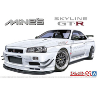 Aoshima Mine's BNR34 Skyline GT-R '02  1/24