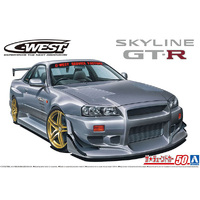 Aoshima 06149 C- West Nissan Skyline BNR34 GT-R 2002  1/24