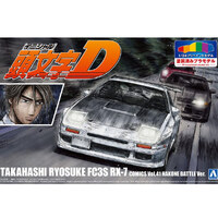 Aoshima 06247 Initial D Ryosuke Takahashi FC3S RX-7 Hakone Showdown   1/24