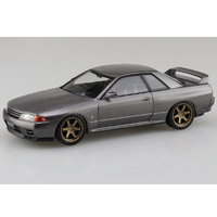 Aoshima 06634 Nissan R32 Skyline GT-R Custom Wheel Grey Snap Kit  1/32