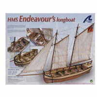 Artesania Longboat Endeavour Jolly Boat 1/50