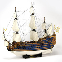 Artesania LE Soleil Royal Louis XiV's Flagship W/ Figurines & Lights 1/72