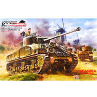Asuka 35-028 British Sherman IC Firefly Composite Hull With Accessories  1/35