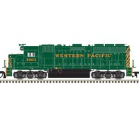 Atlas EMD GP40 Low Nose Standard DC  Western Pacific HO