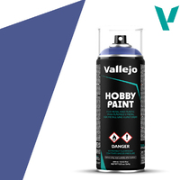 Vallejo Aerosol Ultramarine Blue 400ml Hobby Spray Paint [28017]