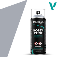 Vallejo Aerosol Silver 400ml Hobby Spray Paint [28021]