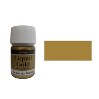 Vallejo Model Colour Metallic Rich Gold (Alcohol Base) 35 ml Acrylic Paint [70793]