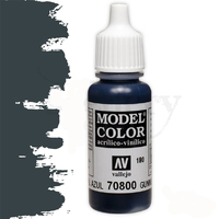 Vallejo Model Colour #180 Metallic Metal Blue 17 ml Acrylic Paint [70800]