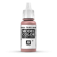 Vallejo Model Colour #038 Brown Rose 17 ml Acrylic Paint [70803]