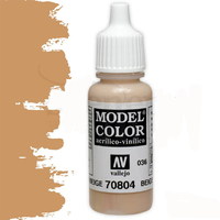 Vallejo Model Colour #036 Beige Red 17 ml Acrylic Paint [70804]